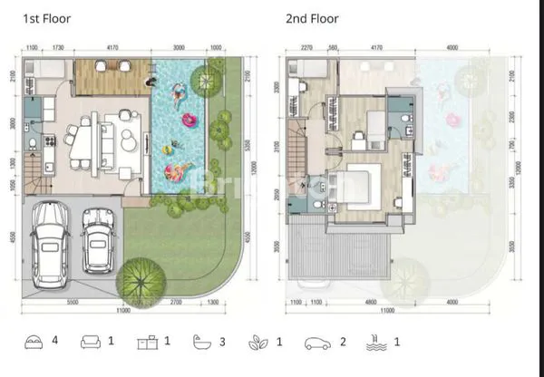 image DIJUAL READY RUMAH 2 LANTAI MODERN MINIMALIS AMEGA WESTPARC MENGANTI GRESIK (2)