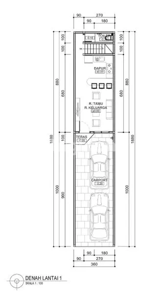 image RUMAH INDENT TANJUNG DUREN ROW JALAN 2 MOBIL (5)