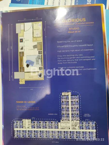 image APARTEMEN  SKYHOUSE BSD STUDIO FULL FURNISHED  (8)