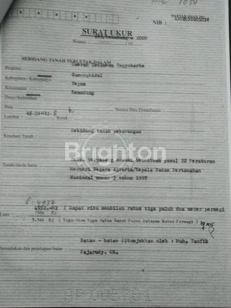 image TANAH PEKARANGAN DI PANTAI BARON DIY (2)