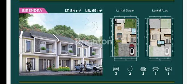 image ASANA RESIDENCE CIBUBUR TIPE BIRENDRA LB 69 LT 84, 2 TINGKAT (1)