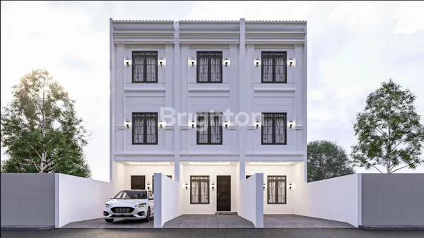 image RUMAH BARU 3 LANTAI CARPORT 2 MOBIL ROW 2 MOBIL DALAM KOMPLEK PERUMAHAN DI TANJUNG DUREN (1)