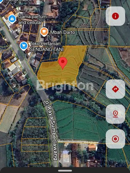 TANAH ZONA KUNING STRATEGIS  SUMBERLAWANG SRAGEN