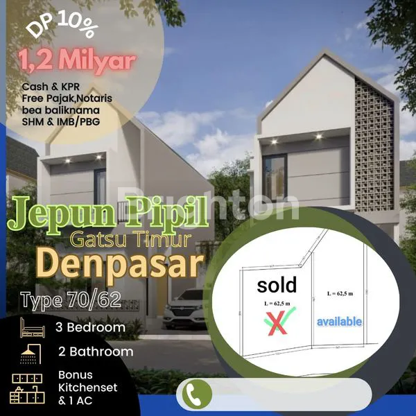 image DIJUAL RUMAH 2 LANTAI SIAP BANGUN DI KESIMAN DENPASAR TIMUR BALI.  (1)