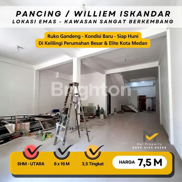 image DIJUAL RUKO GANDENG JALAN PANCING/ JALAN WILLIEM ISKANDAR KONDISI BARU SIAP HUNI (1)
