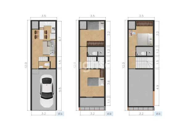 image RUMAH TANJUNG DUREN BANGUNAN BARU HANYA 2 UNIT SAJA JAKARTA BARAT (2)
