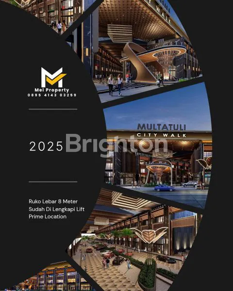 image NOW LAUCHING MULTATULI CITY WALK RUKO PREMIUM LEBAR 8 M SIAP HUNI + LIFT  (1)