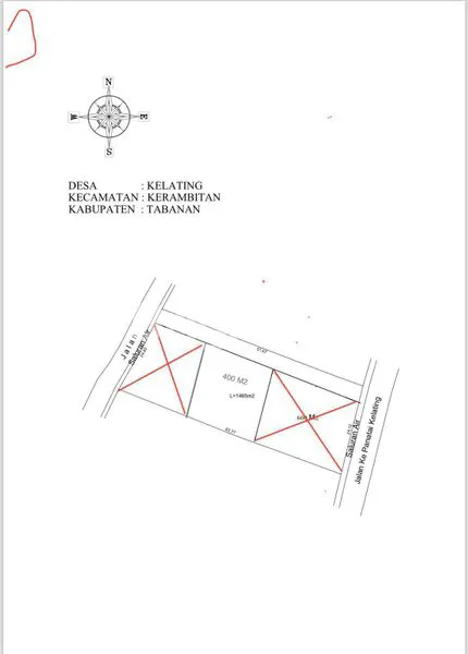 image DIJUAL TANAH 4 ARE DI KELATING, TABANAN (5)