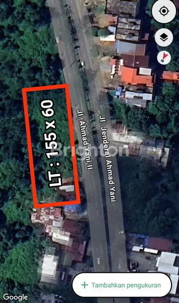 TANAH KOMERSIAL PREMIUM 9300M² TEPI JALAN AYANI SUPADIO