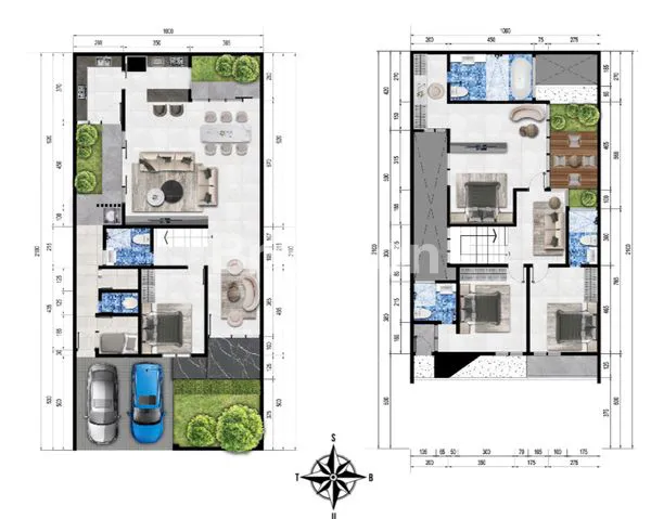 image *RUMAH GRESS SEMI FURNISHED CITRALAND UTAMA SURABAYA DEKAT UC PTC PAKUWON MALL LOOP GRAHA CIPUTRA HOSPITAL RADIAL ROAD* (2)
