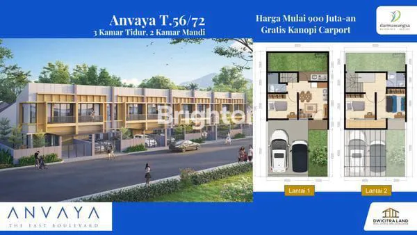 image RUMAH BARU MURAH DI DHARMAWANGSA RESIDENCE EAST BOULEVARD ANVAYA PADMA  BEKASI (6)
