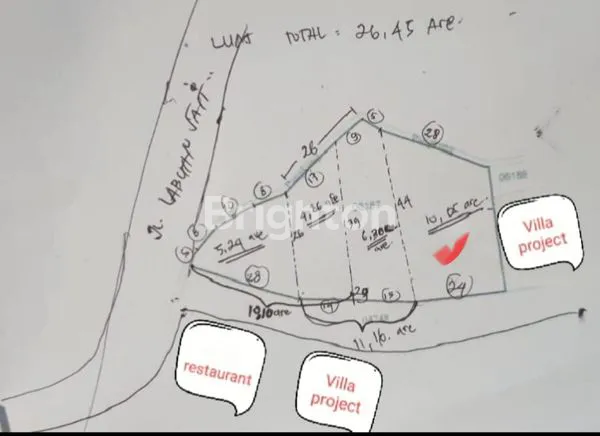 image PREMIUM TANAH 10 ARE, KAWASAN PARIWISATA, HANYA 500 METER KE THOMAS BEACH, PECATU (1)