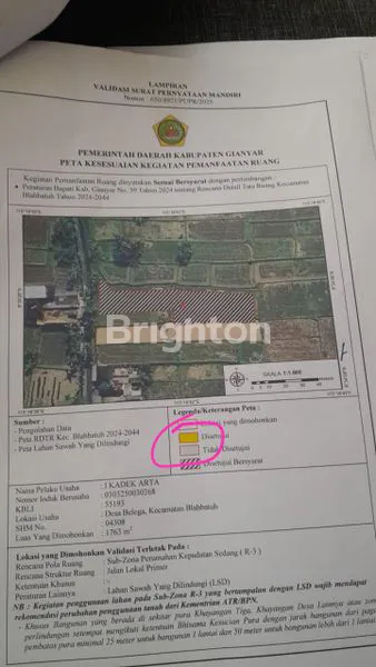 image DIJUAL TANAH VIEW SAWAH (3)