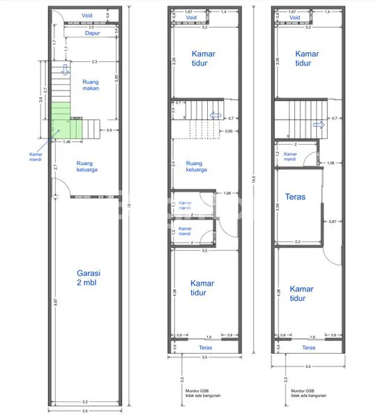 image RUMAH MEWAH 3 LANTAI DEKAT CENTRAL PARK, ROW 3 MOBIL - TJ DUREN (4)