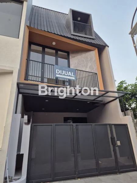 image NEW HOUSE BARU MODERN STYLE HOOK POJOK PERUMAHAN PURIMAS DEKAT RAYA MERR RUNGKUT POCAN PONDOK TJANDRA (3)