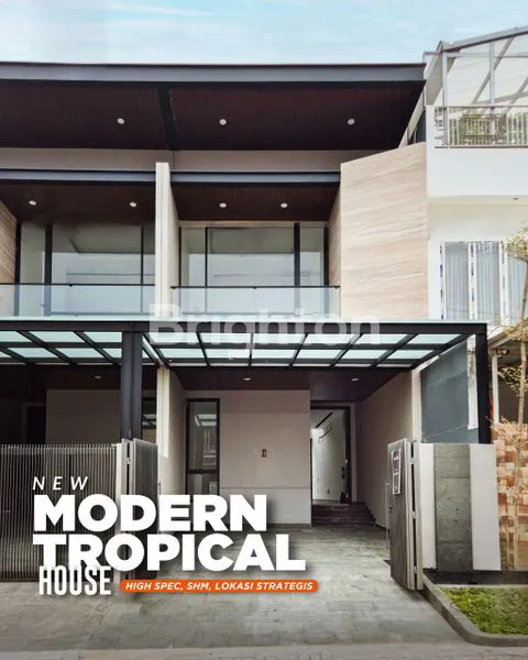 image RUMAH MODERN TROPICAL KUPANG SURABAYA BARAT , LOKASI STRATEGIS , ROWJALAN BESAR DEKAT PAKUWON MALL (1)