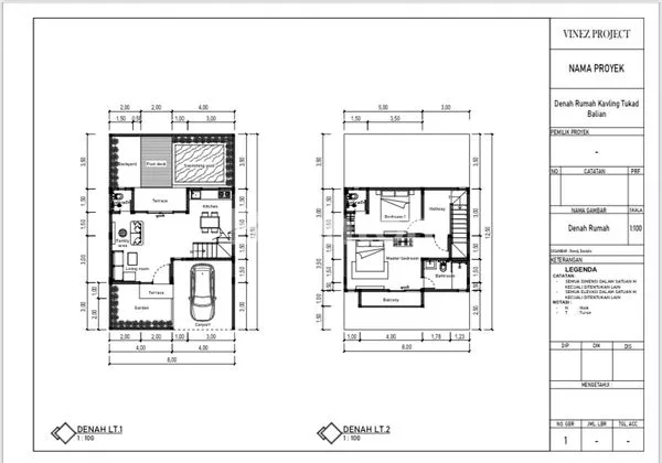 image RUMAH MINIMALIS 2 LANTAI ADA POOL DI RENON 2 KAMAR TIDUR (2)