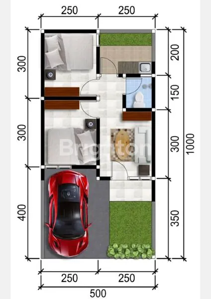 image RUMAH MINIMALIS PERUM GUNUNG ANYAR DKT UPN RUNGKUT (2)