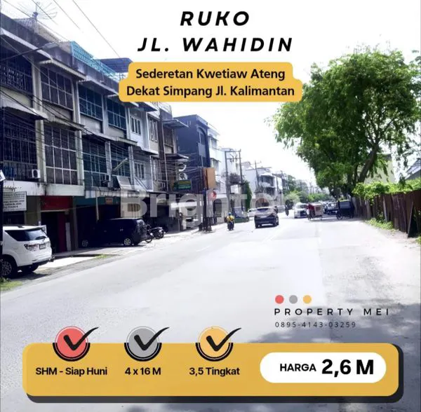 image DIJUAL RUKO JALAN WAHIDIN POSISI DEKAT JALAN THAMRIN PLAZA SIAP HUNI MEDAN KOTA (1)