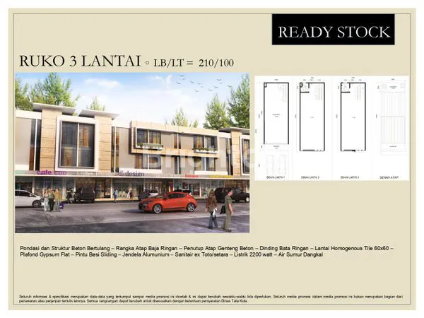 image DISEWAKAN RUKO GANDENG 4 STRATEGIS – BUAH BATU SQUARE, BANDUNG SELATAN (3)