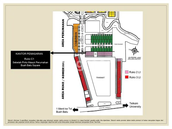image DISEWAKAN RUKO GANDENG 4 STRATEGIS – BUAH BATU SQUARE, BANDUNG SELATAN (4)