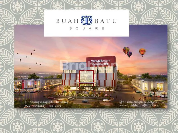image DISEWAKAN RUKO GANDENG 4 STRATEGIS – BUAH BATU SQUARE, BANDUNG SELATAN (2)