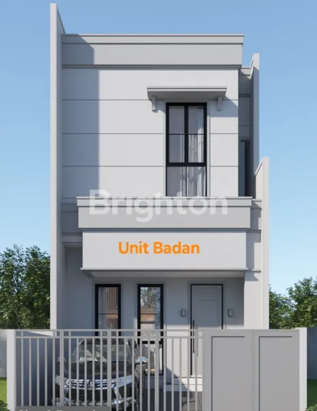 image RUMAH MODERN ALA YUNANI DENGAN KONSEP DOUBLE LIVING ROOM DI CITRA GARDEN EXTENSION, JAKARTA BARAT. 4+1 KAMAR TIDUR. CARPORT 2 MOBIL (2)