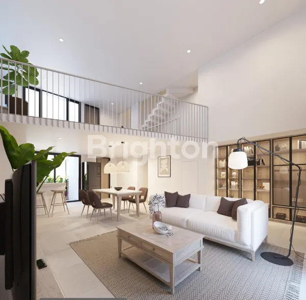 image RUMAH MODERN ALA YUNANI DENGAN KONSEP DOUBLE LIVING ROOM DI CITRA GARDEN EXTENSION, JAKARTA BARAT. 4+1 KAMAR TIDUR. CARPORT 2 MOBIL (6)