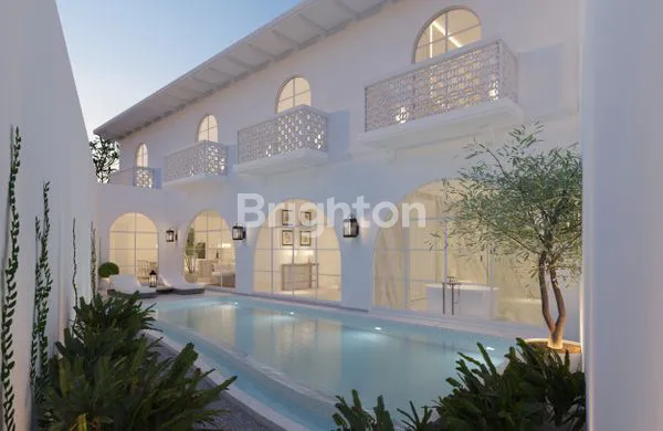 image VILLA IN BUMBAK UMALAS STYLE BRAND NEW MIDETERANEAN 3 BEDROOM CANGGU BALI (2)