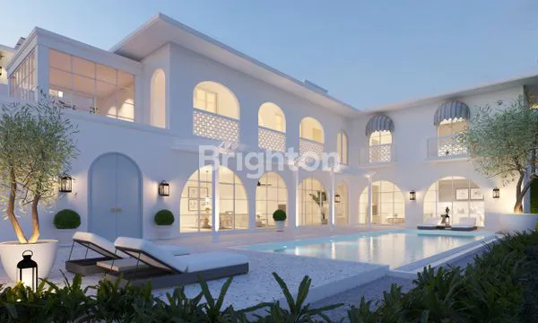 image VILLA IN BUMBAK UMALAS STYLE BRAND NEW MIDETERANEAN 3 BEDROOM CANGGU BALI (1)