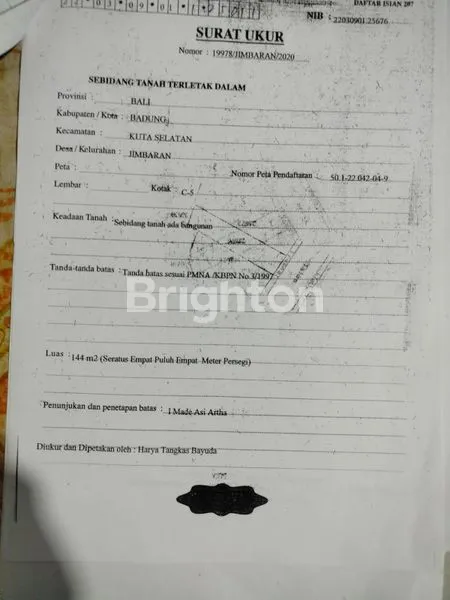 image TOKO DIMENSI 5X20 JALAN ULUWATU 1 JIMBARAN  DAK BETON SIAP LANTAI 2 (8)