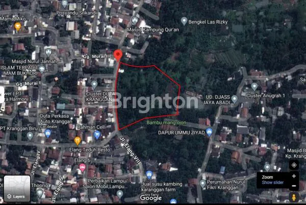 TANAH LUAS DAN LOKASINYA BAGUS DI JATIRADEN, JATISAMPURNA, BEKASI, JAWA BARAT