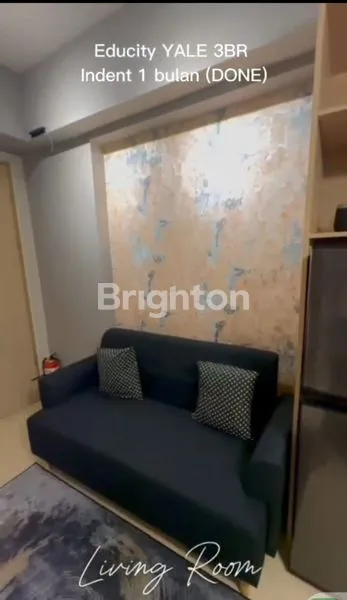 image APARTEMEN EDUCITY HARVARD 3BR CITY VIEW, FULL FURNISH, SIAP HUNI OKTOBER (1)