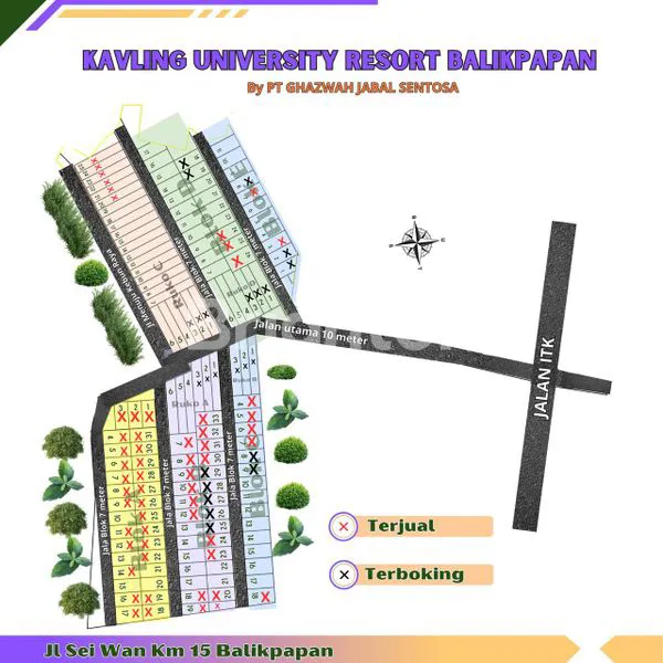 image KAVLING PREMIUM 128M² DEKAT ITK, SHM, SIAP BANGUN  (8)