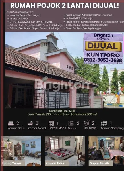 image RUMAH HOOK SEMI-FURNISHED DI PONDOK JATI SIDOARJO STRATEGIS (1)