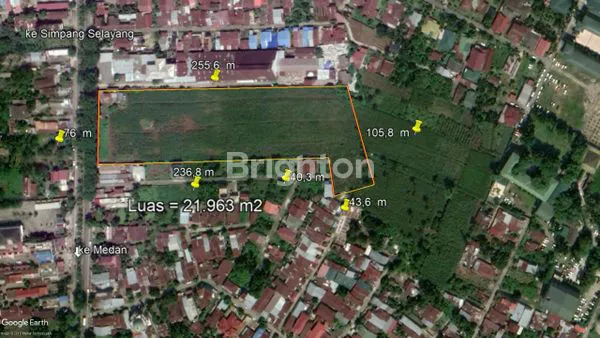 TANAH PREMIUM 2.1 HA DI JAMIN GINTING, COCOK UNTUK PERUMAHAN