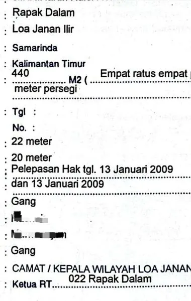 image TANAH JL. KH HARUN NAFSI RAPAK DALAM LOA JANAN ILIR SAMARINDA (2)