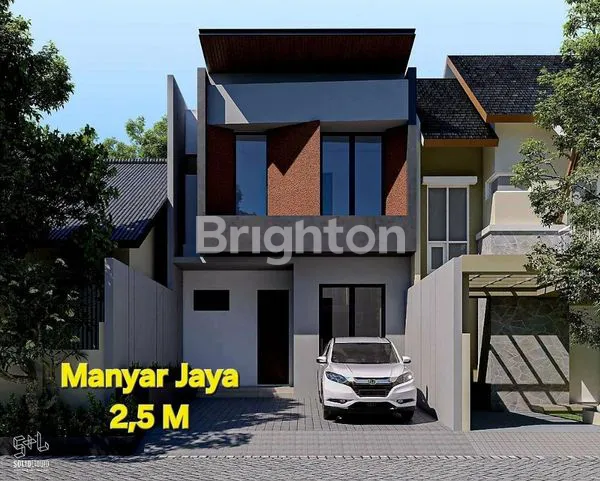 image RUMAH 2 LANTAI BARU GRESS MANYAR JAYA DEKAT KLAMPIS NGAGEL PUCANG KERTAJAYA INDAH MANYAR KERTOARJO DHARMAHUSADA (1)
