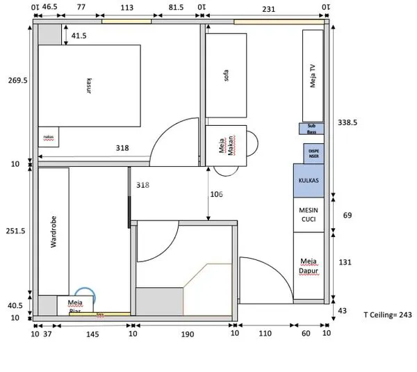 image APARTEMEN TAMAN ANGGREK RESIDENCE 2BR JAKARTA BARAT (7)