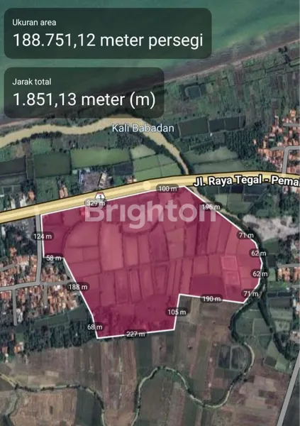 image LAHAN INDUSTRI NOLL JALAN PROVINSI TEGAL PEMALANG (PANTURA), LOKASI BAGUS JALAN KEMBAR BESAR, COCOK UNTUK INDUSTRI (2)