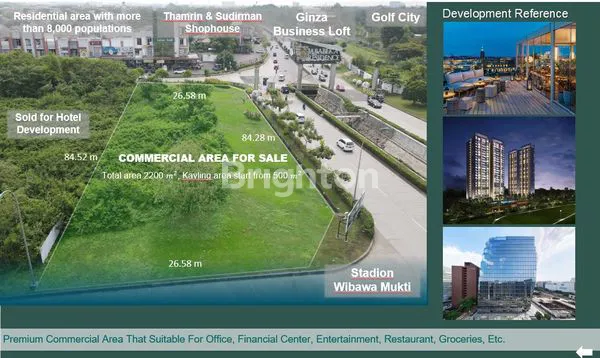 TANAH KOMERSIAL DI JABABEKA CIKARANG