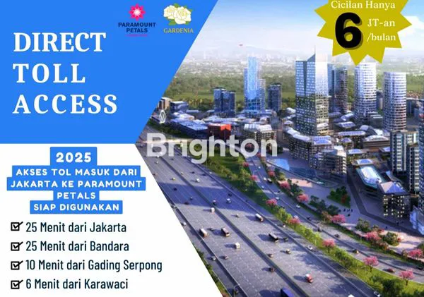 image RUMAH CANTIK BARU CLUSTER GARDENIA BY PARAMOUNT PETALS (6)