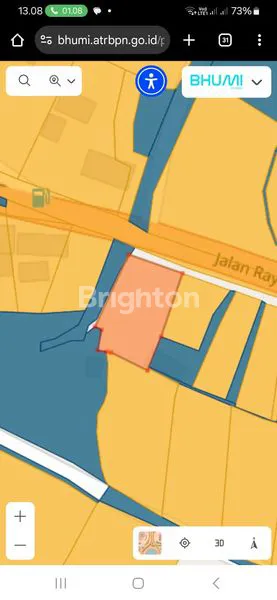 image TANAH TABANAN. PINGGIR JALAN PROPINSI. (BENTUK NGOTAK) (1)