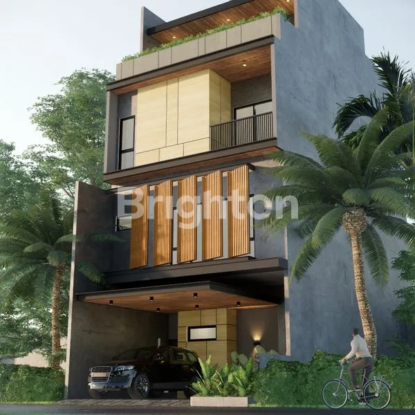 image RUMAH BARU MINIMALIS MODERN 4 LANTAI DENGAN FREE LIFT  DI PALMERAH JAKARTA BARAT (1)