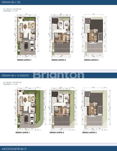image RUMAH PREMIUM CLUSTER ALTADENA RESIDANCE GADING SERPONG ,3 LANTAI KONSEP ATTIC (3)