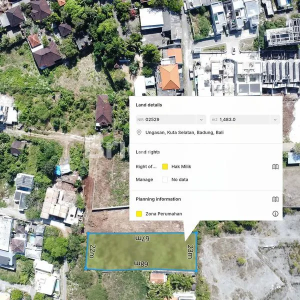 image LAHAN DI KAWASAN VILLA AIRIS DEKAT BEBERAPA PANTAI DI PECATU, BALI (5)