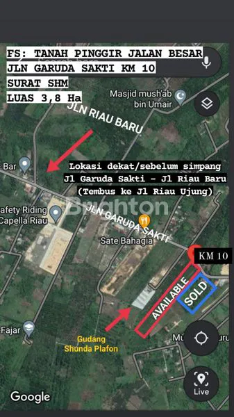 image DIJUAL TANAH DI GARUDA SAKTI (5)