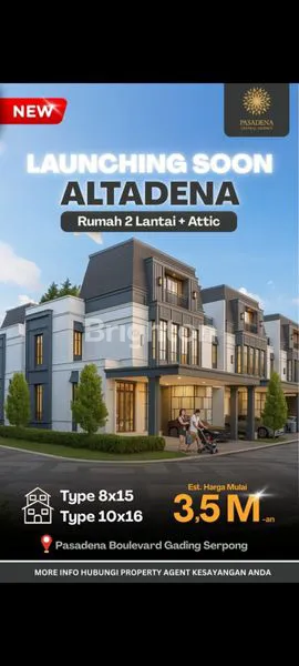 image RUMAH BARU DI CLUSTER ALTADENA - GADING SERPONG  (1)