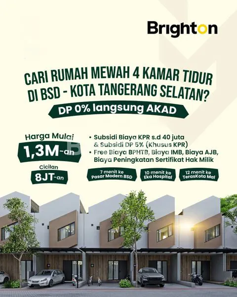 image RUMAH STRATEGIS, NYAMAN, ASRI DI PRAJA NIRBANA LIVING TANGERANG SELATAN (1)