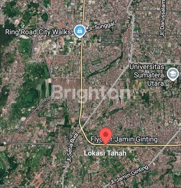 image TANAH STRATEGIS. JL. NGUMBAN SURBAKTI. 3 MENIT DARI JL. SETIABUDI. SERTIFIKAT SHM. PINGGIR JALAN UTAMA (2)